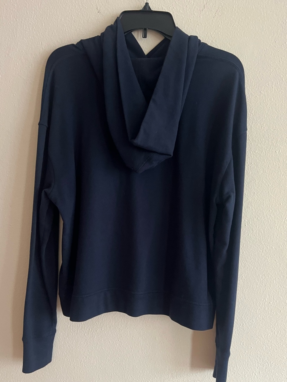 James Perse Dark Blue Pullover Hoodie Sweatshirt Cotton Size 2 - Picture 7 of 9